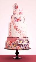 Hand-Painted Wedding Cakes By Nevie-Pie Cakes 