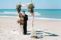 An intimate wedding on the beach