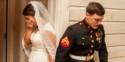 Viral Wedding Photo Of A Marine Praying With His Soon-To-Be Wife Will Move You