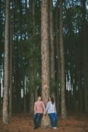 Romantic Pine Forest Engagement Photos - Polka Dot Bride