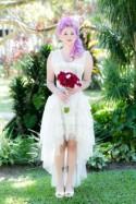 Tropical Beach Wedding with a Marie Antoinette Bride and Horses!