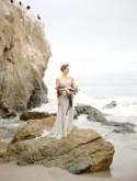 Grey Elegant Malibu Beach Wedding Style - Wedding Sparrow 