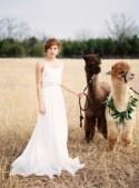 Light And Beautiful Wedding Inspiration At Alpaca Farm 