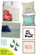 Registry Must Haves for the Creative Couple from Deny Designs