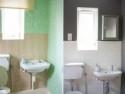 Our Retro Monochrome Bathroom Before & After - Whimsical...