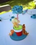 A Dr. Seuss-meets-roller derby backyard wedding