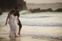 Non Traditional Big Party & Beach Games Wedding in Cornwall -...