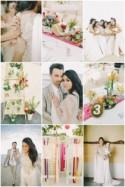 Stylish and Colourful Beach Wedding in the Philippines