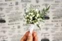 This ridiculously easy Baby's Breath boutonniere tutorial is cute as can be!