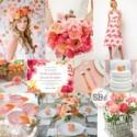 Pink, Peach & Orange Floral Wedding Inspiration 