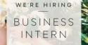 We're Hiring a Business Intern! - Once Wed
