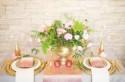 Styled Glamour Table Setting Metallic