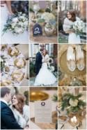 Glamorous Winter Wedding with Gold and Silver Hues