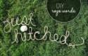 Amazing DIY Rope Words Decor For Your Wedding 