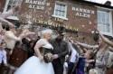 A geeky steampunk wedding with pipe centerpieces