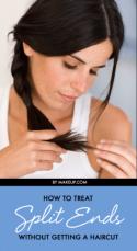 How to Treat Split Ends Without Getting a Haircut