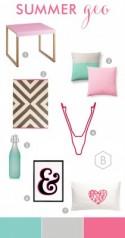 7 Beautiful Bright Geometric Accessories for Your Home