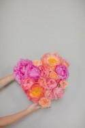 Cute And Fresh DIY Floral Heart Wedding Decor 