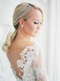 Spring Wedding with an Illusion Lace Gown 