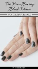 The Non-Boring Black Mani You Need for Fall