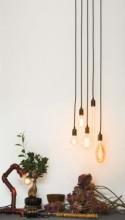 Rough-Luxe Lighting Inspiration with Filament Bulbs