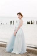 Coastal Elopement in a Tulle Gown - Wedding Sparrow 