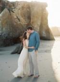 Relaxed Coastal Engagement Session - Wedding Sparrow 