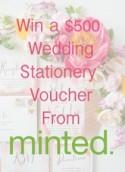 Win A $500 Gift Voucher From Minted - Polka Dot Bride