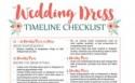 Download this wedding dress planning timeline & planning workbook!