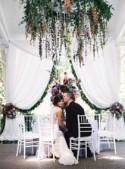 Berry Toned Garden Wedding Splendor 