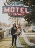 Stylish Alamo Motel Wedding: Shane + Mike