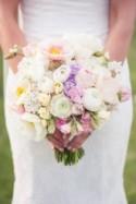18 Tender Mixed Pastels Wedding Bouquets 