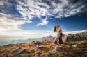 Amy & Andy's self-officiated sunrise summit elopement