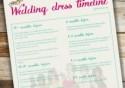 Shopping 'til we rock: The big wedding dress timeline (with printable checklist!)