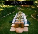 10 Tips to Throw a Boho Chic Outdoor Dinner Party