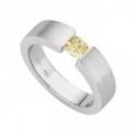 Show Off Your Entire Diamond With An MDTdesign Tension Set Ring - Modern Wedding