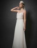 21 Graceful And Subtle Pleated Wedding Gowns 