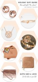 Holiday Gift Guide - Rose Gold Gifts? Yes, Please!