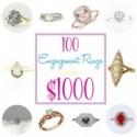 100 Engagement Rings Under $1000 - The Broke-Ass Bride: Bad-Ass Inspiration on a Broke-Ass Budget