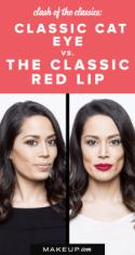 Clash of the Classics: Classic Cat Eye vs. the Classic Red Lip