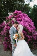 Romantic Peach Wedding at LA Arboretum 