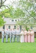 Romantic Pink & Grey Outdoor Wedding in Ontario - Whimsical...