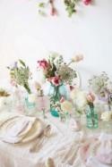 Sweet And Romantic Pastel Vintage Wedding Table Setting - Weddingomania