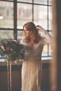 Gorgeous Industrial Fall Wedding Inspiration - Weddingomania