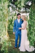 Beautiful & Relaxed Summer Blush Lavender & Hessian Wedding -...