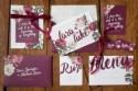 Purple Floral Inspired Invitation - Wedding Friends