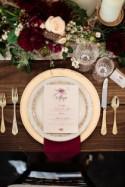 5 Moody Maroon Table Settings for your Winter Wedding