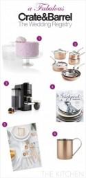 A Fabulous Wedding Registry with Crate and Barrel: The Kitchen - Belle The Magazine