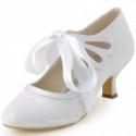 Affordable wedding shoes with bows, ribbons, and other femmy details