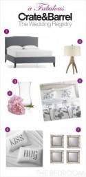 A Fabulous Wedding Registry with Crate and Barrel: The Bedroom - Belle The Magazine